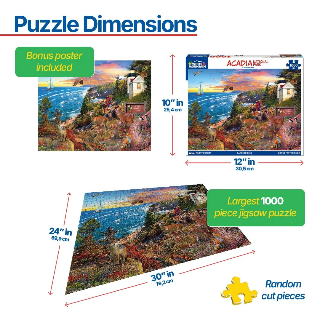 Acadia National Park (1941pz) - 1000 Piece Jigsaw Puzzle - Image 3