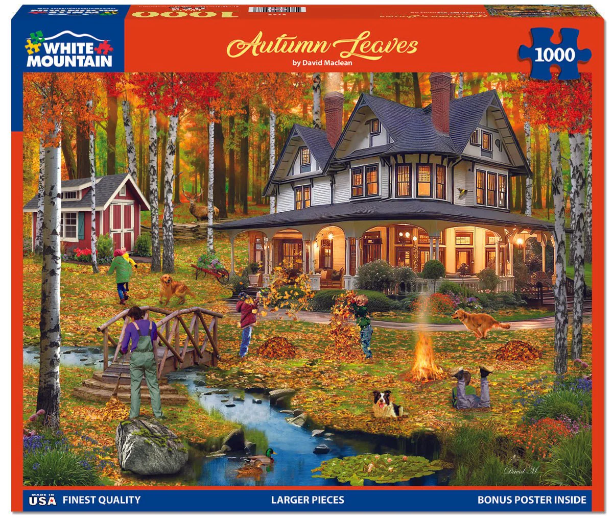 Autumn Leaves (2135pz) - 1000 Piece Jigsaw Puzzle - Image 2