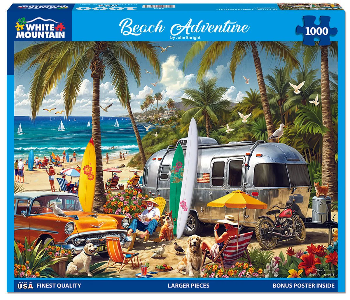 Beach Adventure (2033pz) - 1000 Piece Jigsaw Puzzle - Image 2