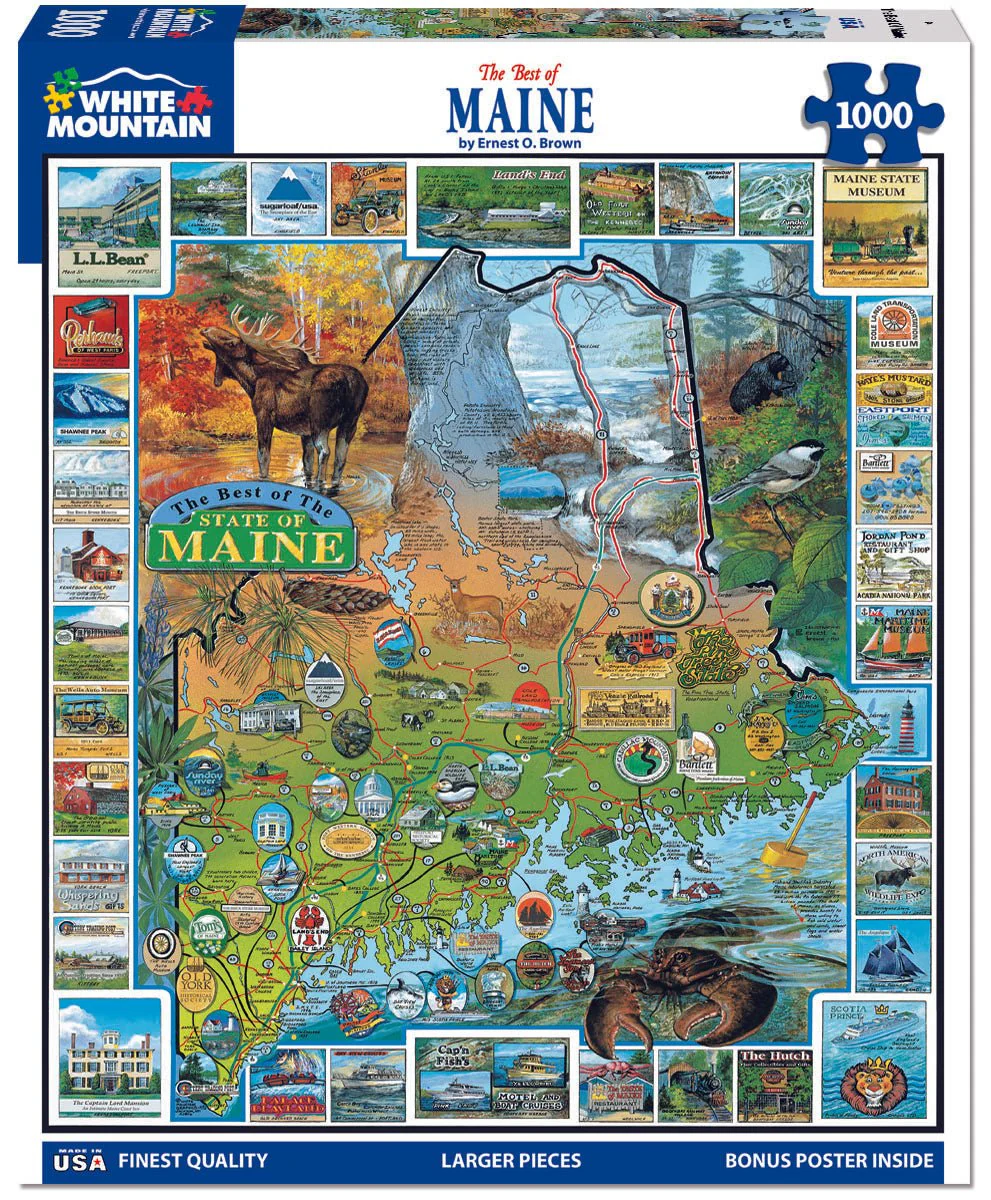 Best of Maine (94pz) - 1000 Piece Jigsaw Puzzle - Image 2