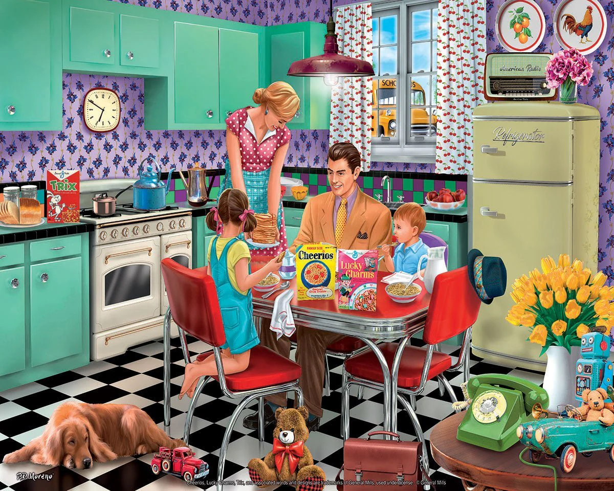Breakfast Table (1675pz) - 1000 Piece Jigsaw Puzzle - Image 7