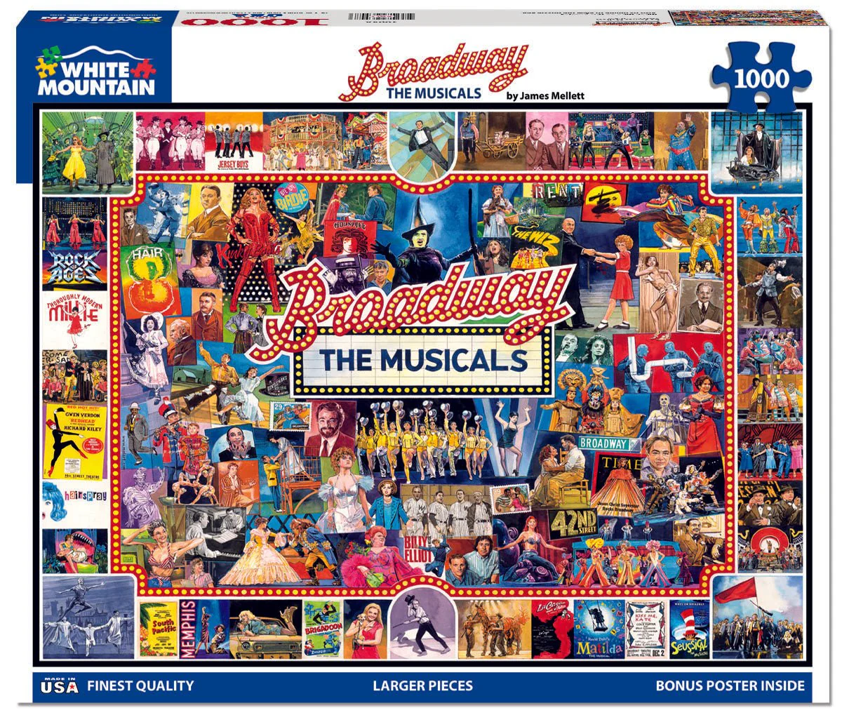 Broadway (1094pz) - 1000 Piece Jigsaw Puzzle - Image 2