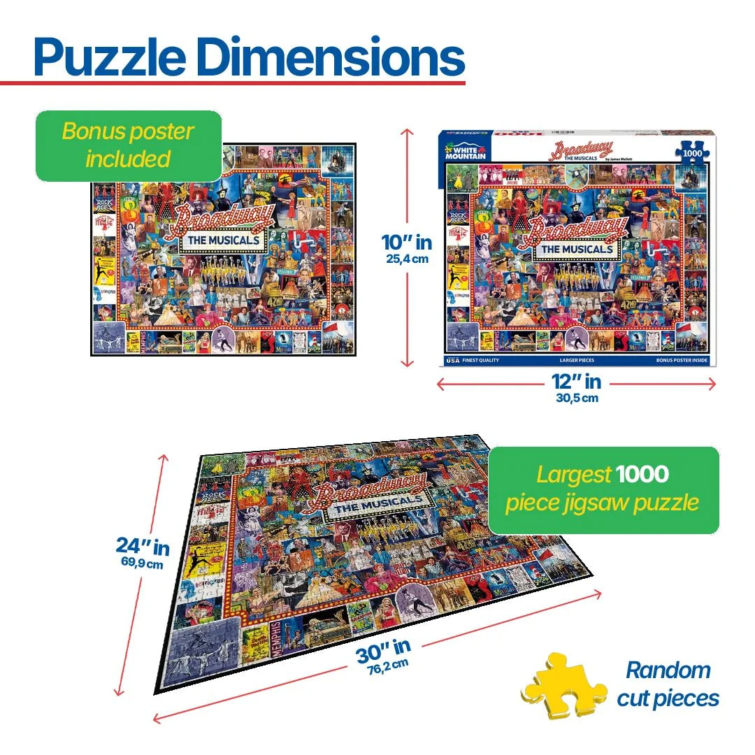 Broadway (1094pz) - 1000 Piece Jigsaw Puzzle - Image 3