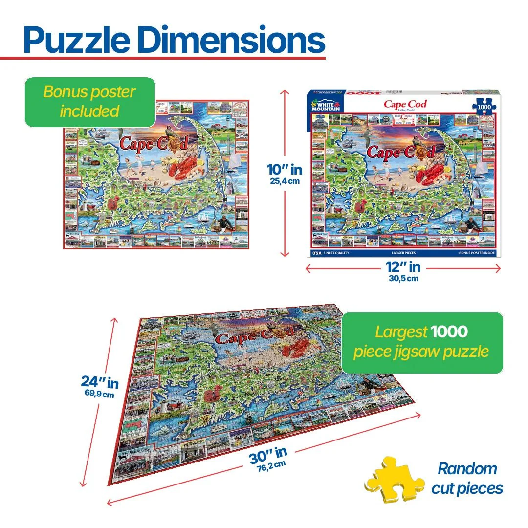 Cape Cod (969pz) - 1000 Piece Jigsaw Puzzle - Image 3