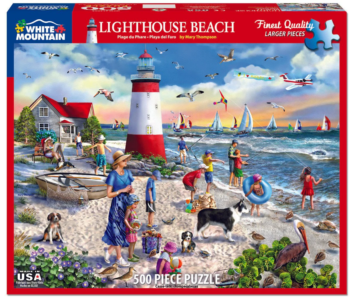 Lighthouse Beach (1478pz) - 500 Pieces - Image 2