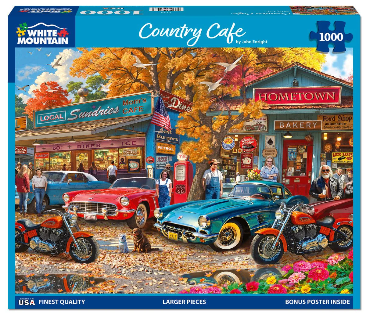Country Cafe (2174pz) - 1000 Piece Jigsaw Puzzle - Image 2