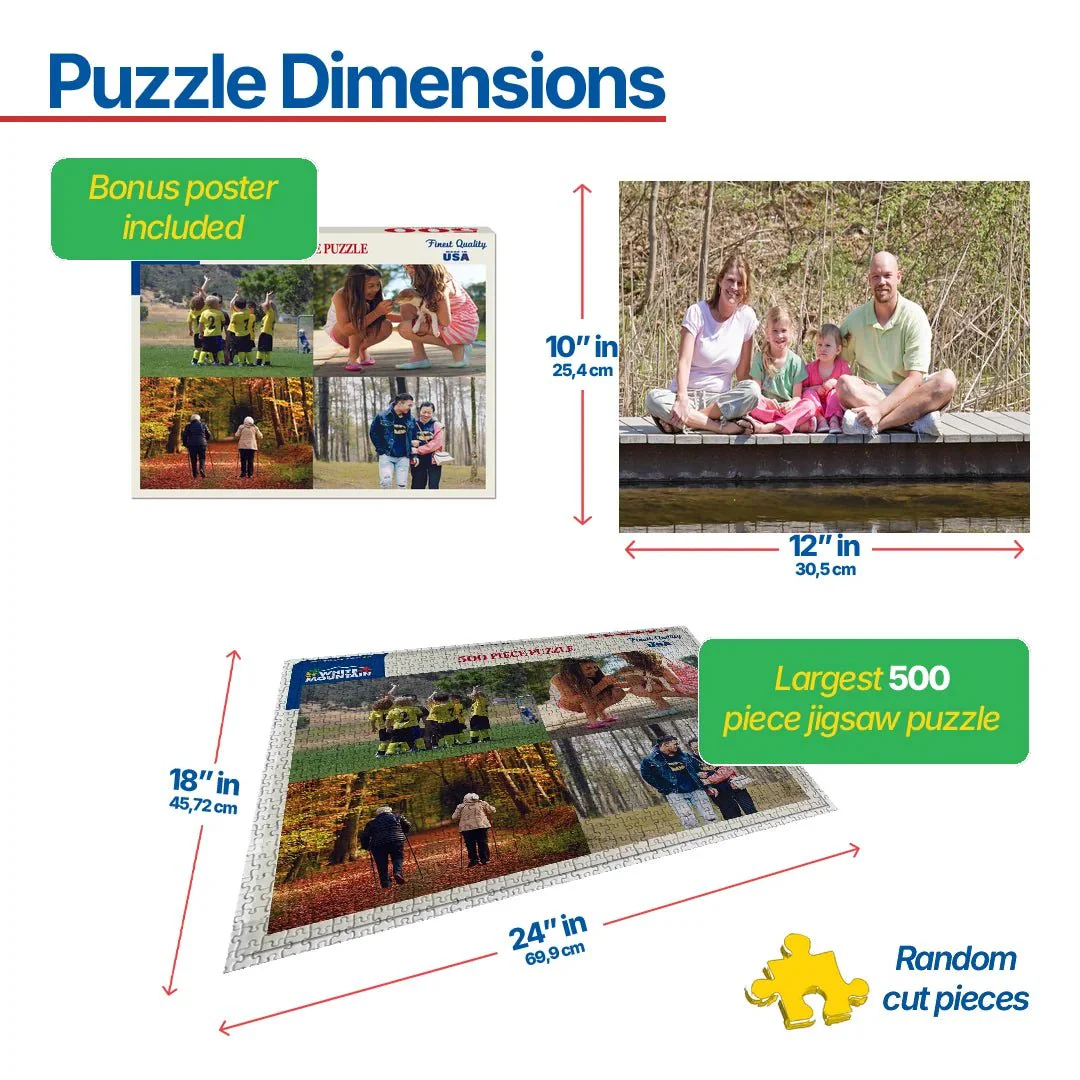 Custom Puzzle 19.25" x 26.625" - 500 Piece Puzzle - Image 3
