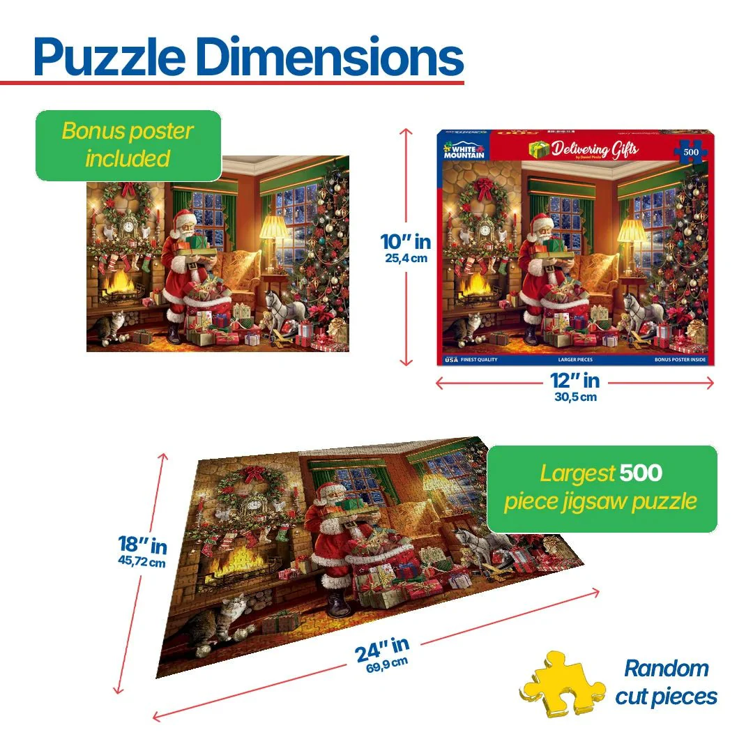 Delivering Gifts (1409pz) - 500 Pieces - Image 3