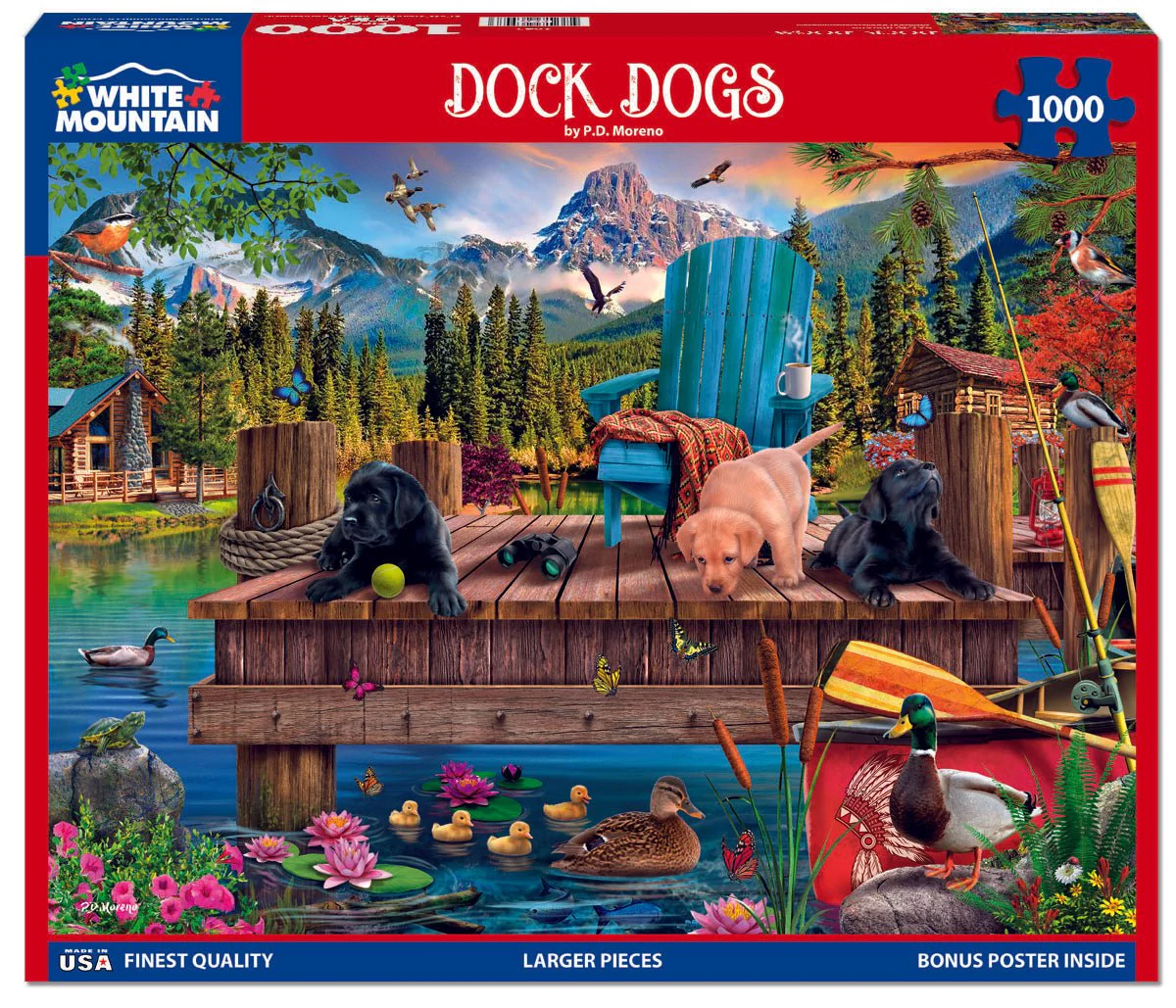 Dock Dogs (2045pz) - 1000 Piece Jigsaw Puzzle - Image 2