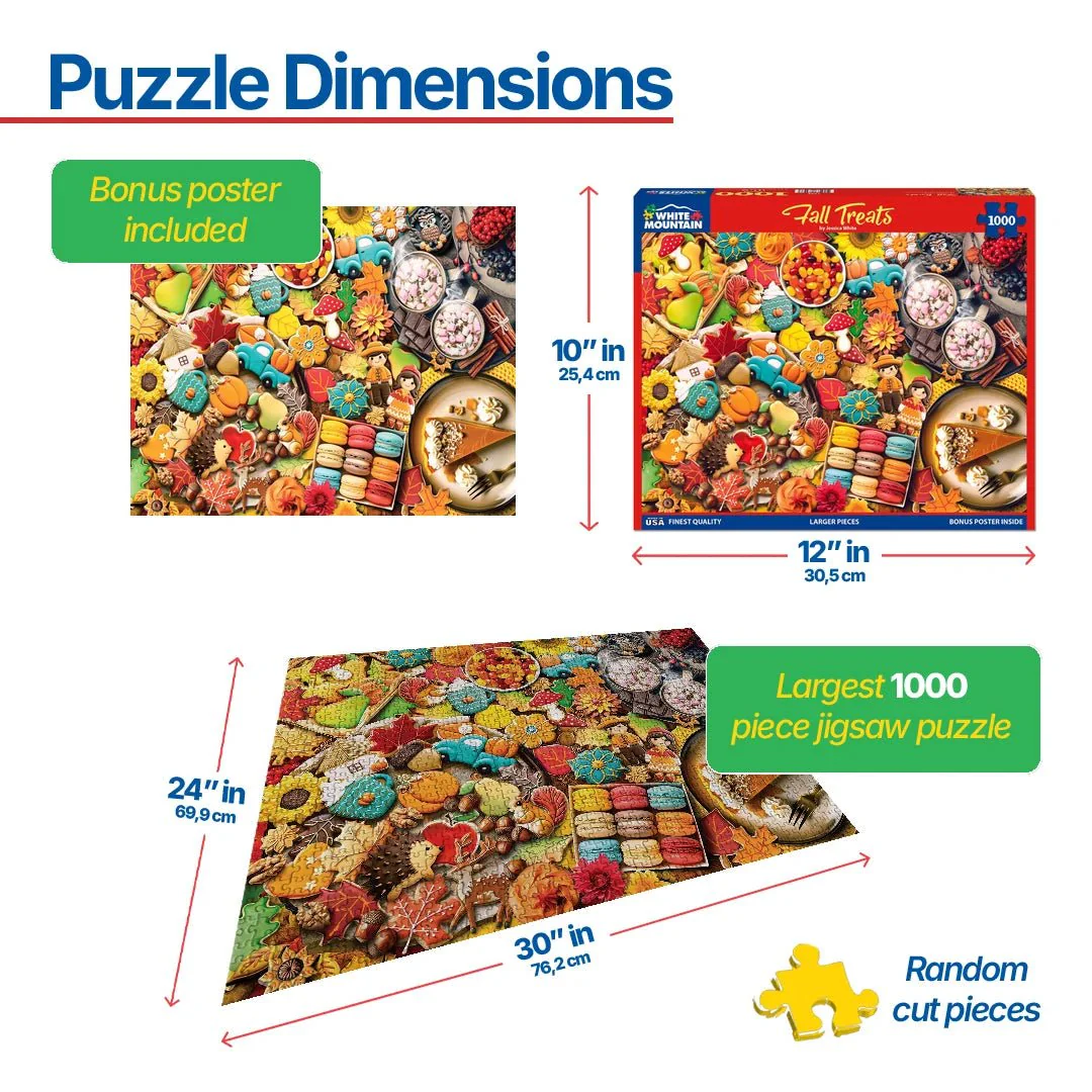 Fall Treats (1933pz) - 1000 Piece Jigsaw Puzzle - Image 3
