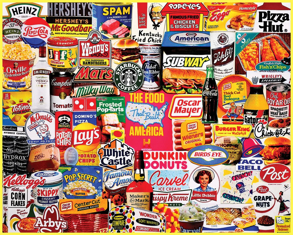 Food That Built America (1900pz) - 1000 Piece Jigsaw Puzzle