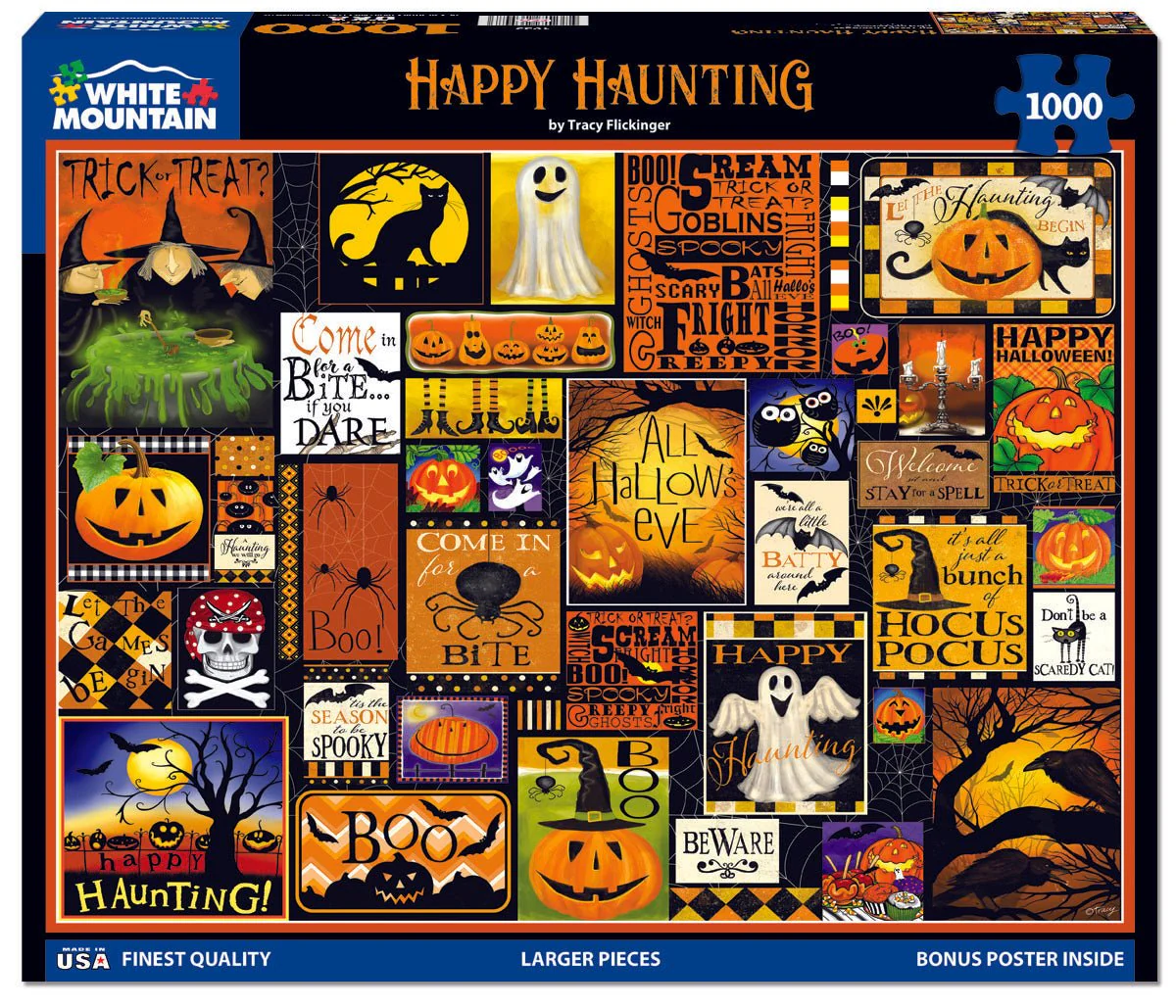 Happy Haunting (1923pz) - 1000 Piece Jigsaw Puzzle - Image 2