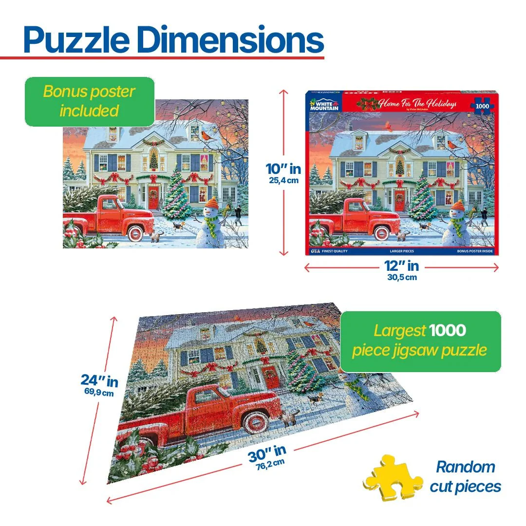 Home For The Holidays (1845pz) - 1000 Piece Jigsaw Puzzle - Image 3