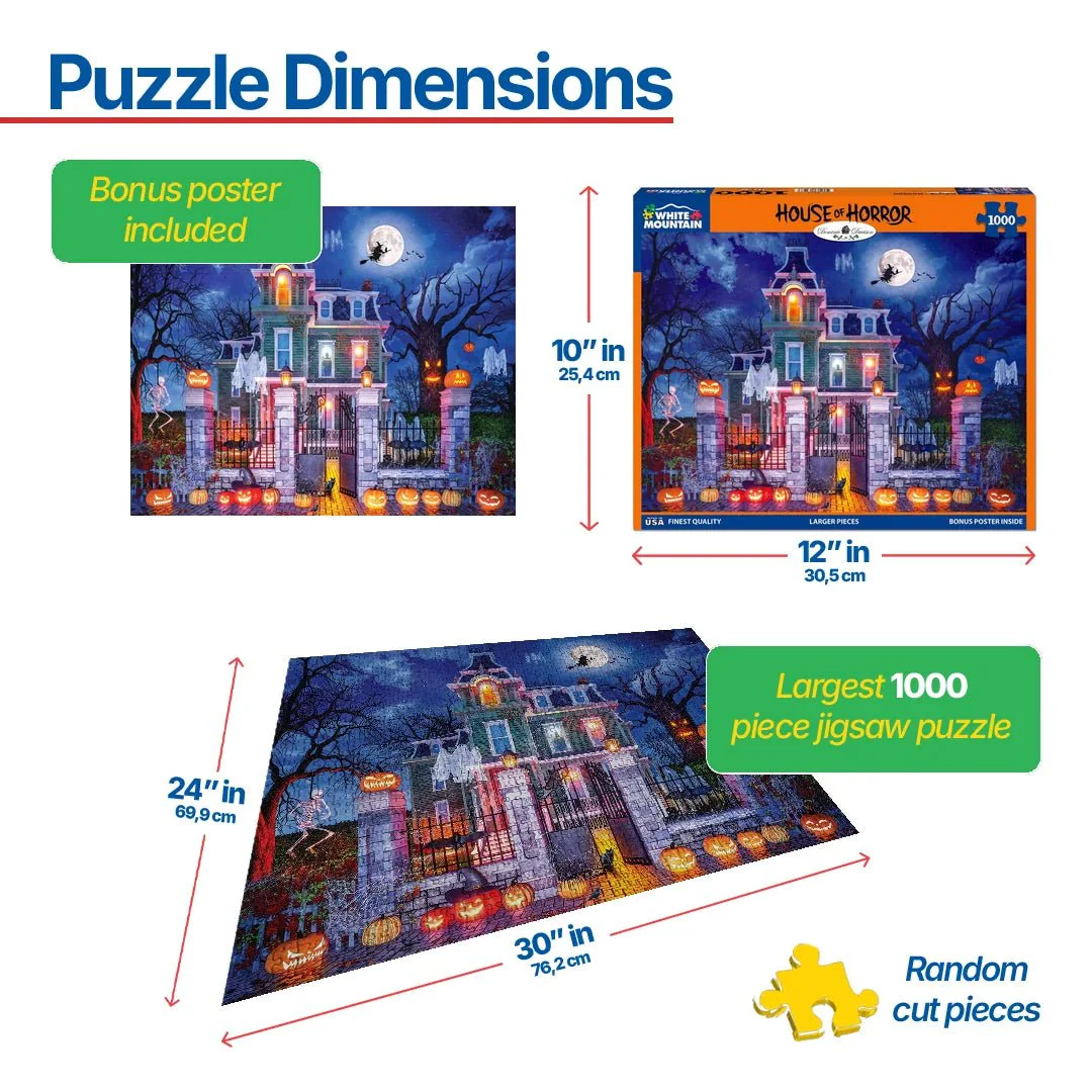 House of Horror (1823pz) - 1000 Piece Jigsaw Puzzle - Image 3