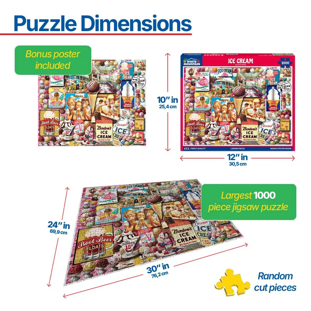Ice Cream (2026pz) - 1000 Piece Jigsaw Puzzle - Image 3