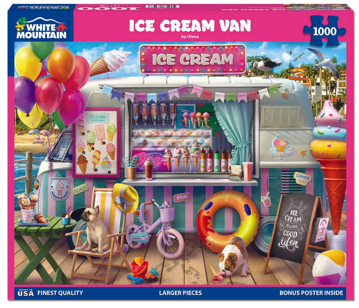Ice Cream Van (2043pz) - 1000 Piece Jigsaw Puzzle - Image 2
