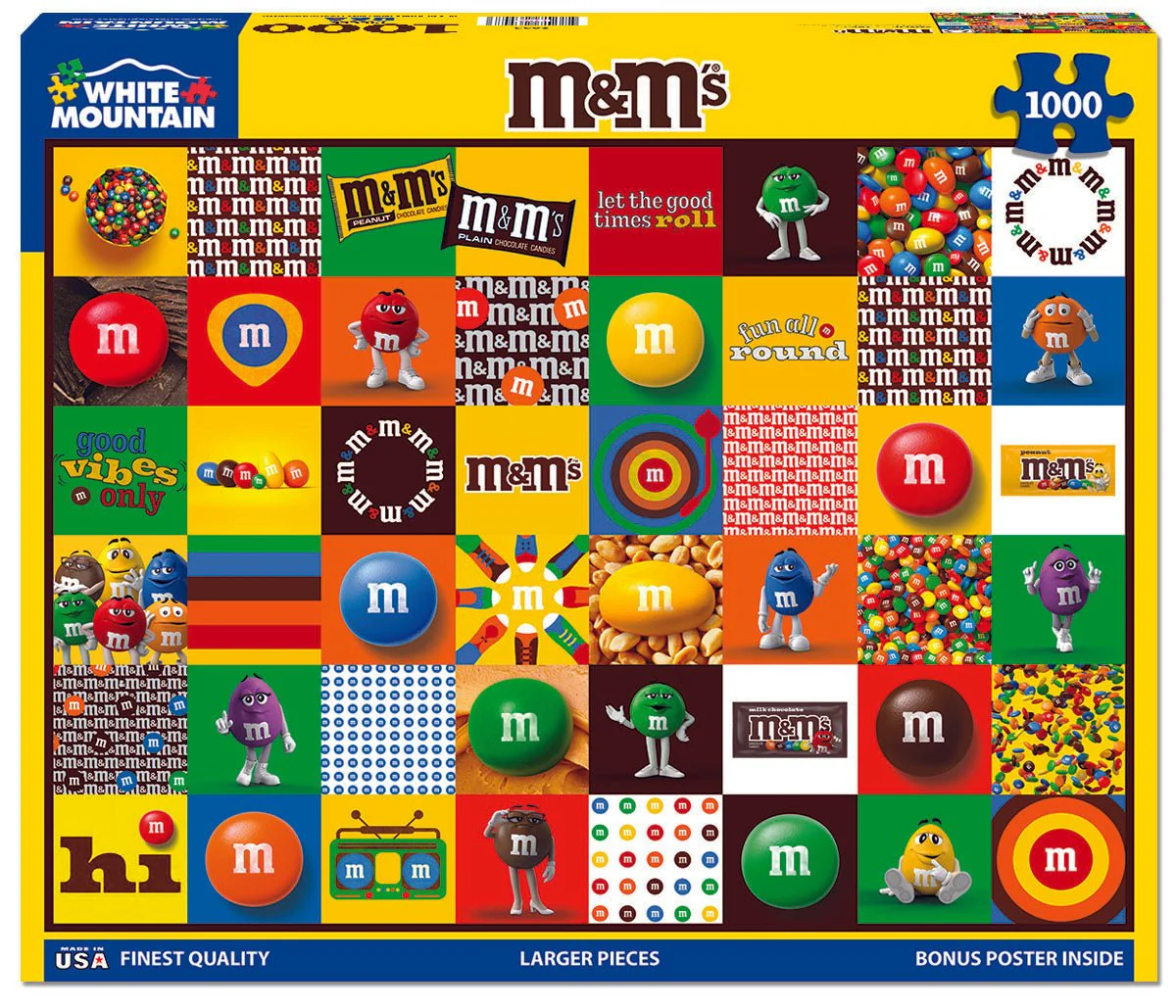 M&M'S Fun (2035pz) - 1000 Piece Jigsaw Puzzle - Image 2