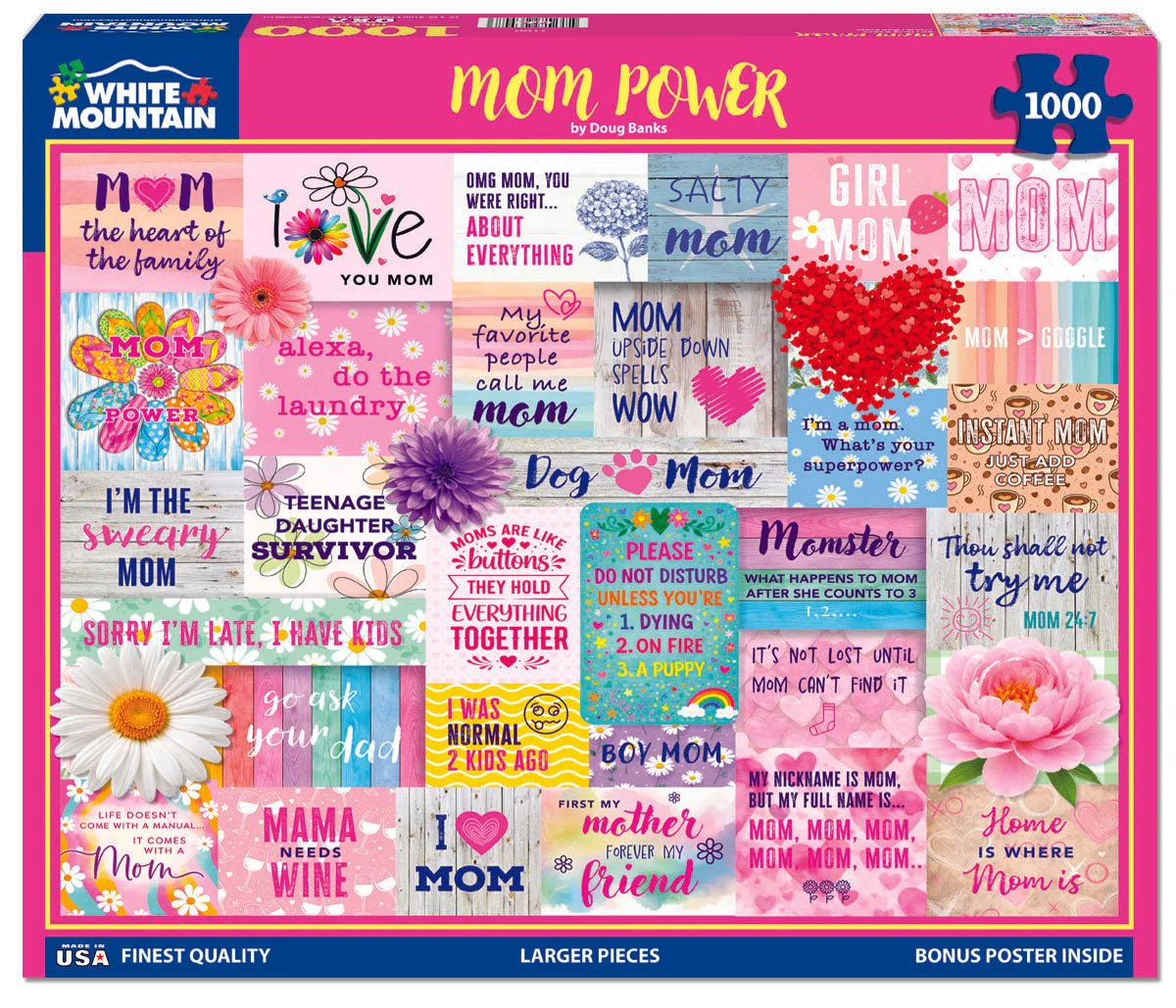 Mom Power (2199pz) - 1000 Piece Jigsaw Puzzle - Image 2