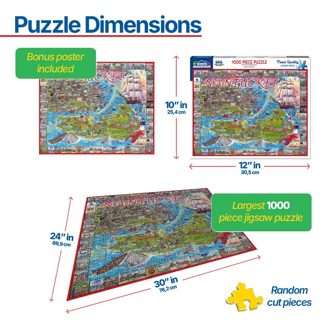 Nantucket, MA (533pz)- 1000 Piece Jigsaw Puzzle - Image 3