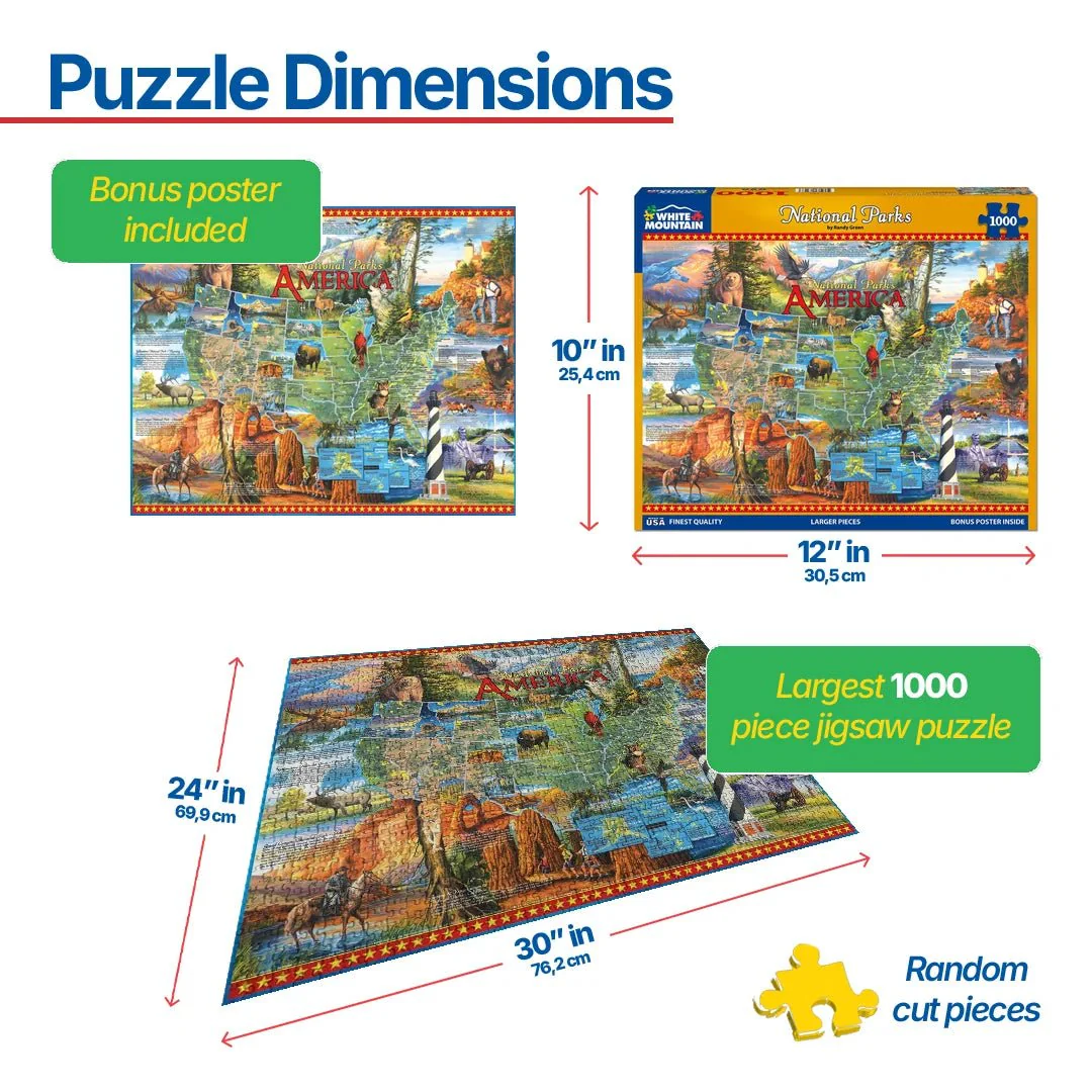 National Parks (530pz) - 1000 Piece Jigsaw Puzzle - Image 3
