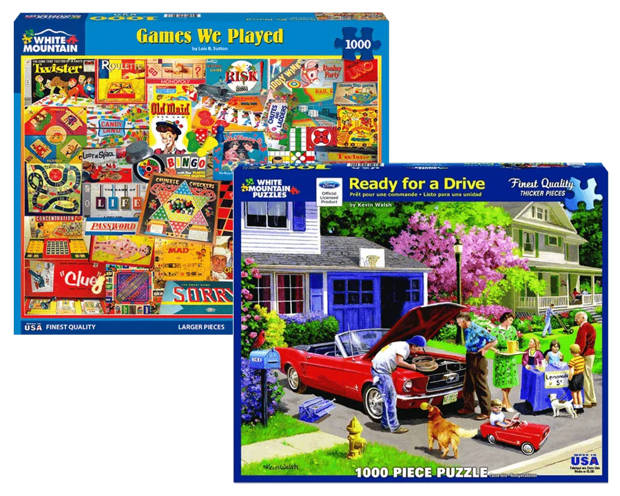 Set of 2: Nostalgic Puzzle Bundle 1000 piece - Image 2