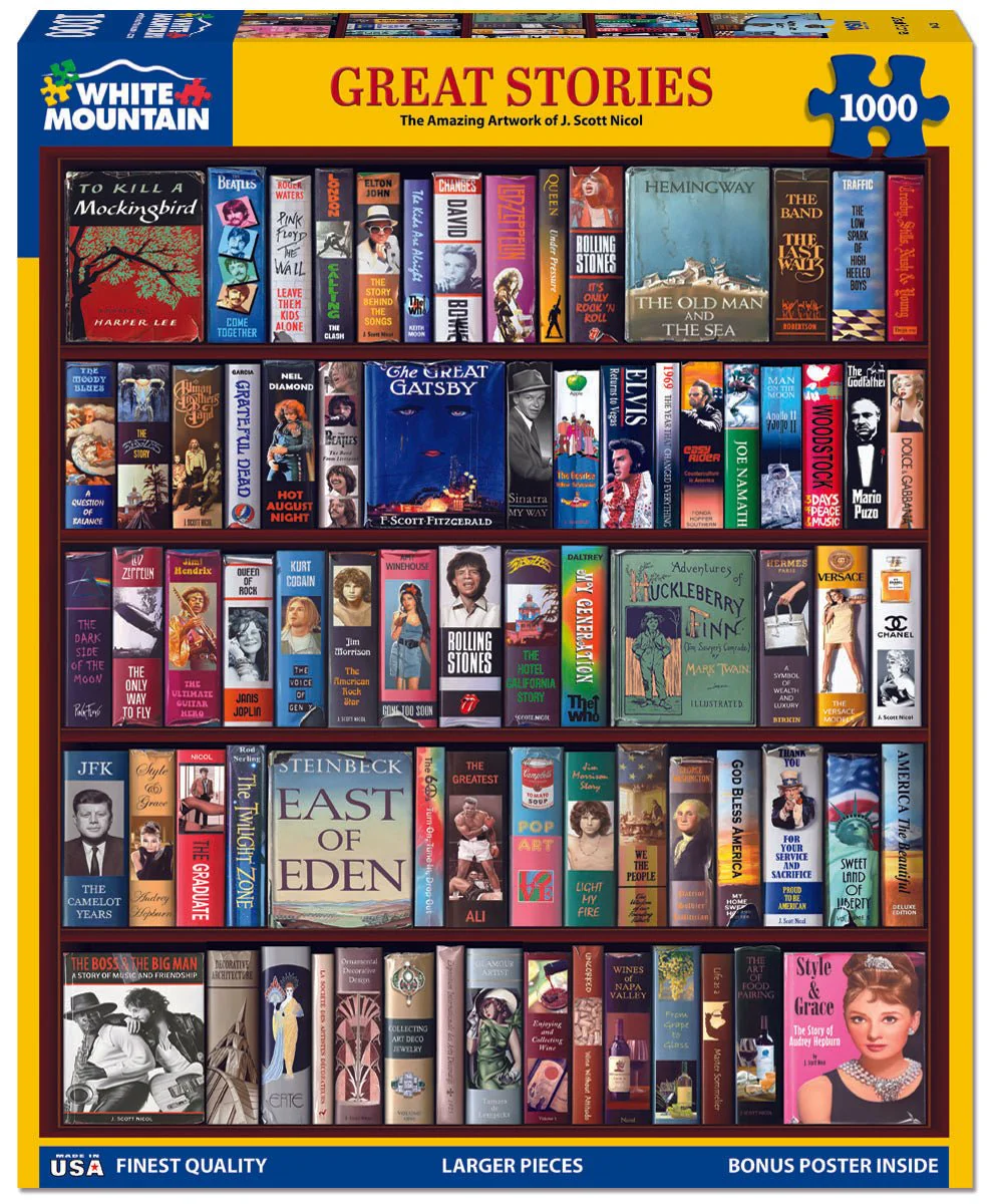 Great Stories (1790pz) - 1000 Piece Jigsaw Puzzle - Image 2