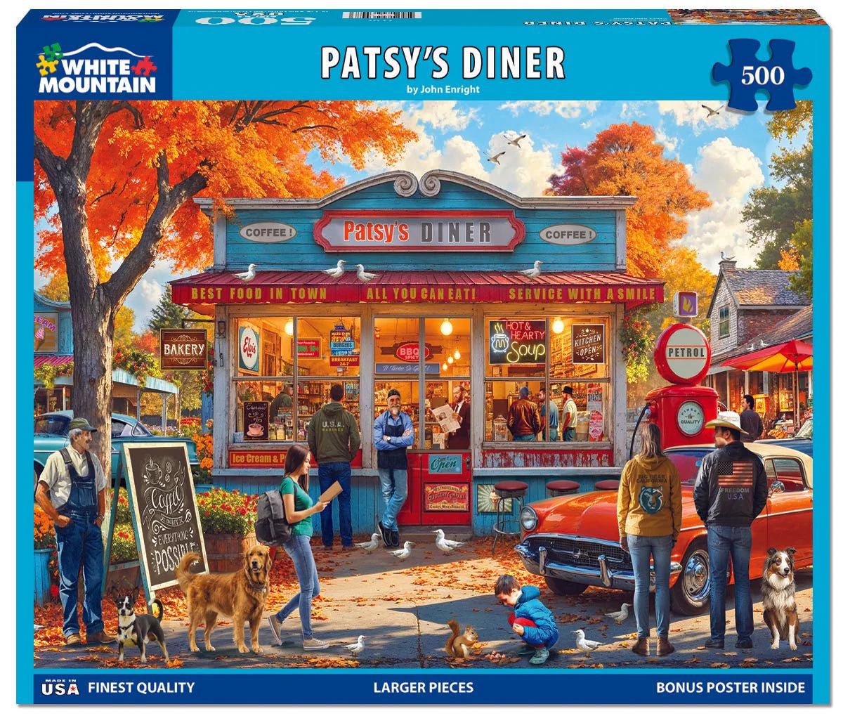 Patsy’s Diner (2170pz) - 500 Piece Jigsaw Puzzle - Image 2