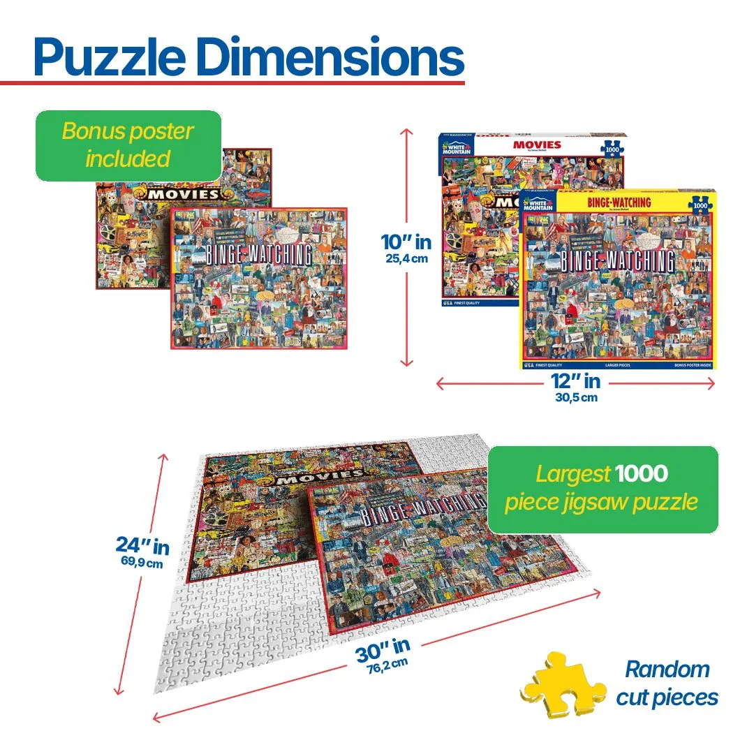 Set of 2: Artist Jim Mellett- Pop Culture Bundle 1000 piece - Image 3