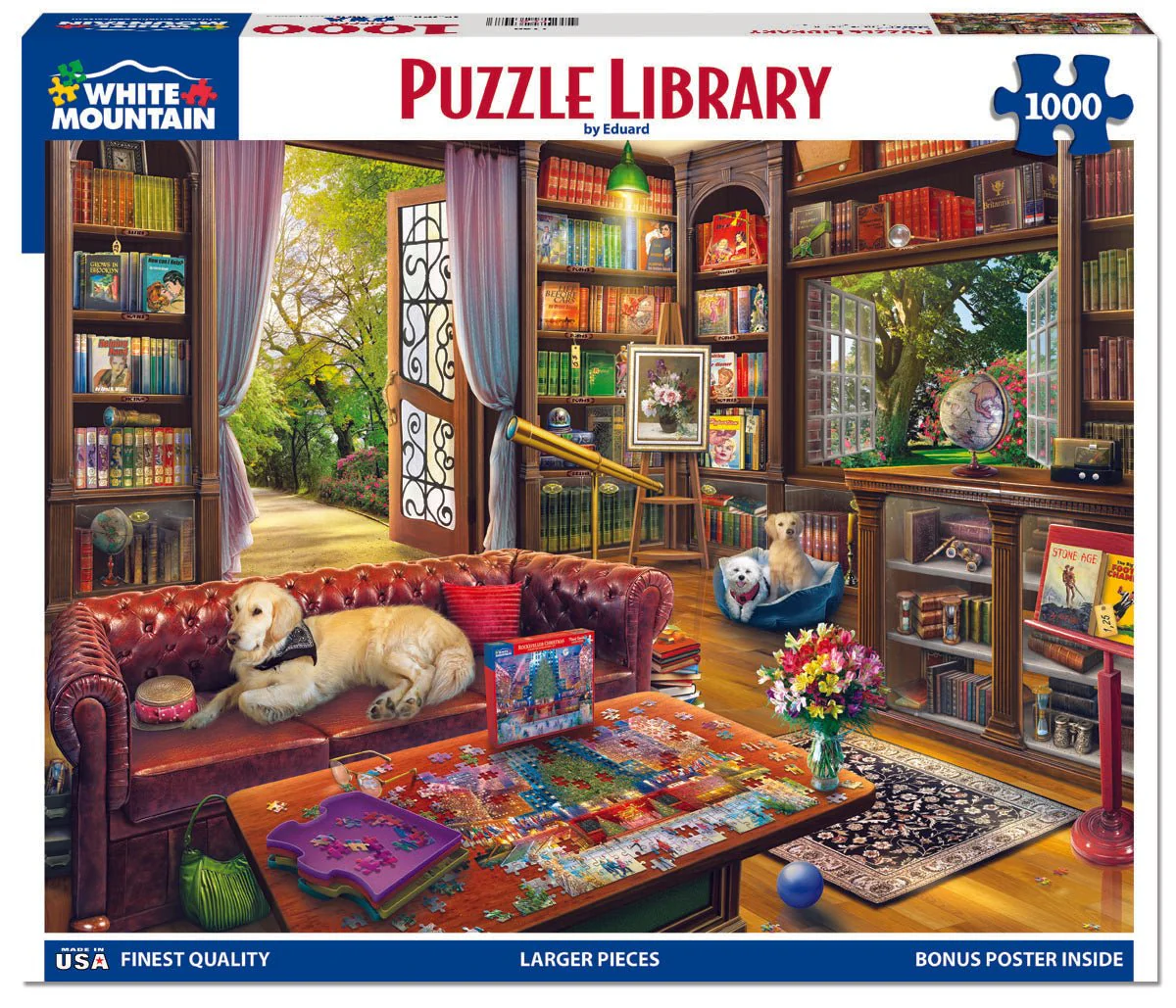 Puzzle Library (1796pz) - 1000 Piece Jigsaw Puzzle - Image 2