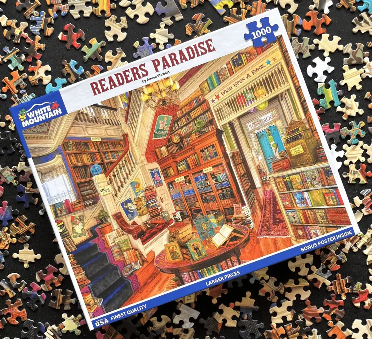 Readers Paradise (1244pz) - 1000 Pieces - Image 7