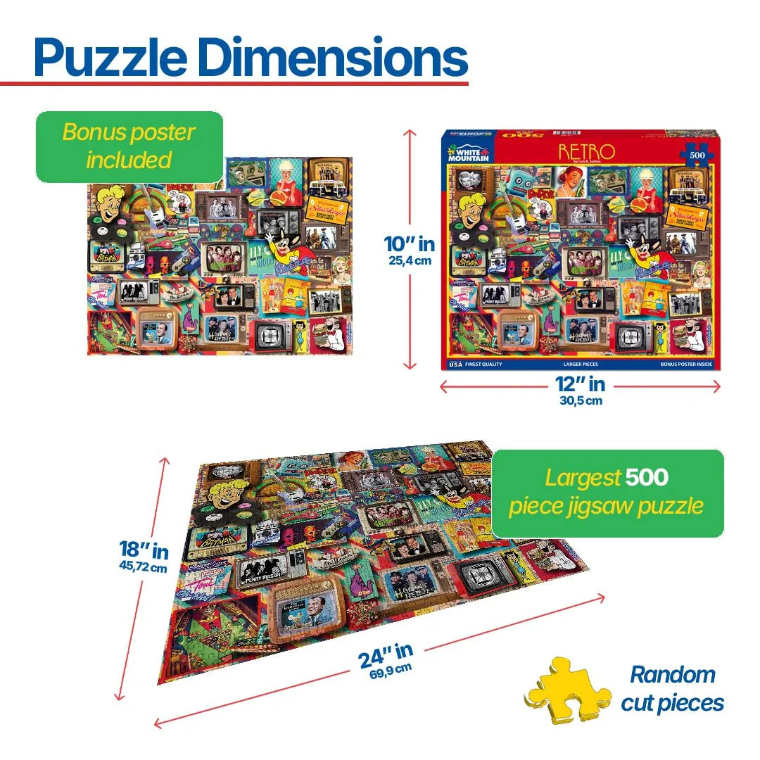Retro (1375pz) - 500 Pieces - Image 3