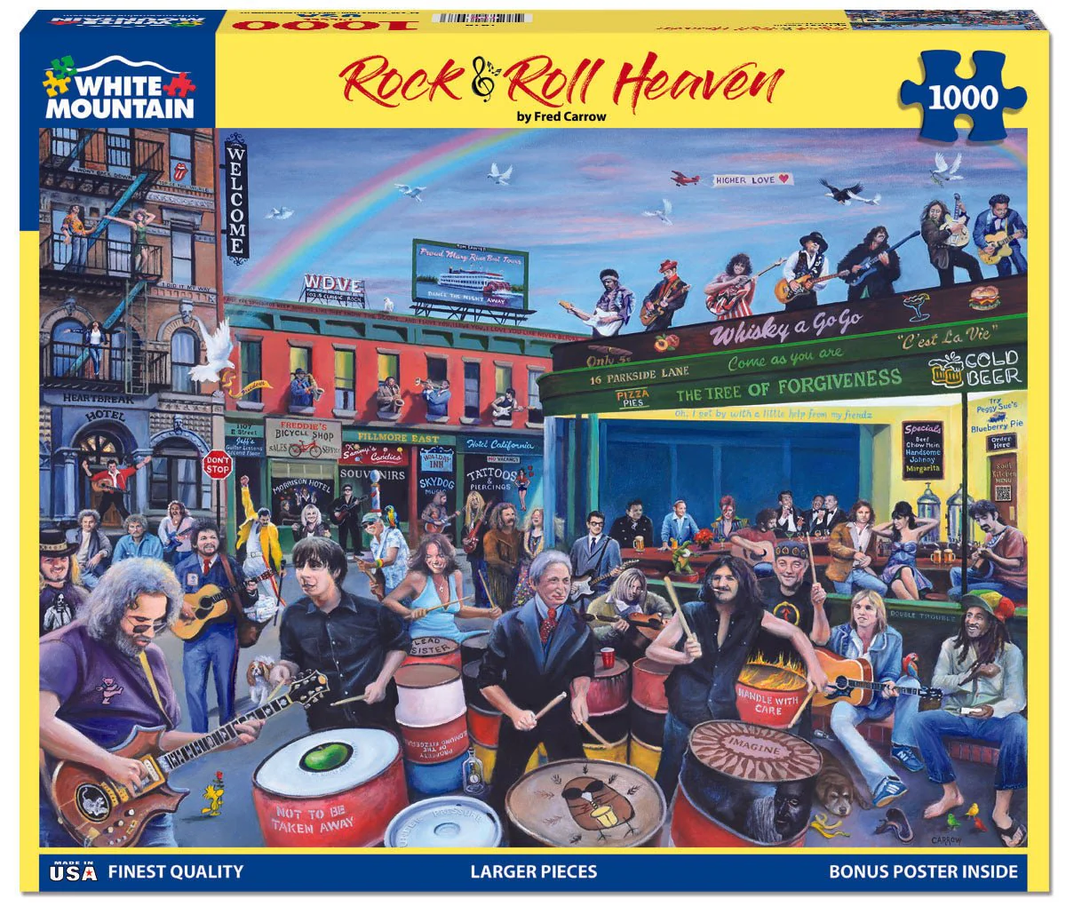 Rock and Roll Heaven (1979pz) - 1000 Piece Jigsaw puzzle - Image 2