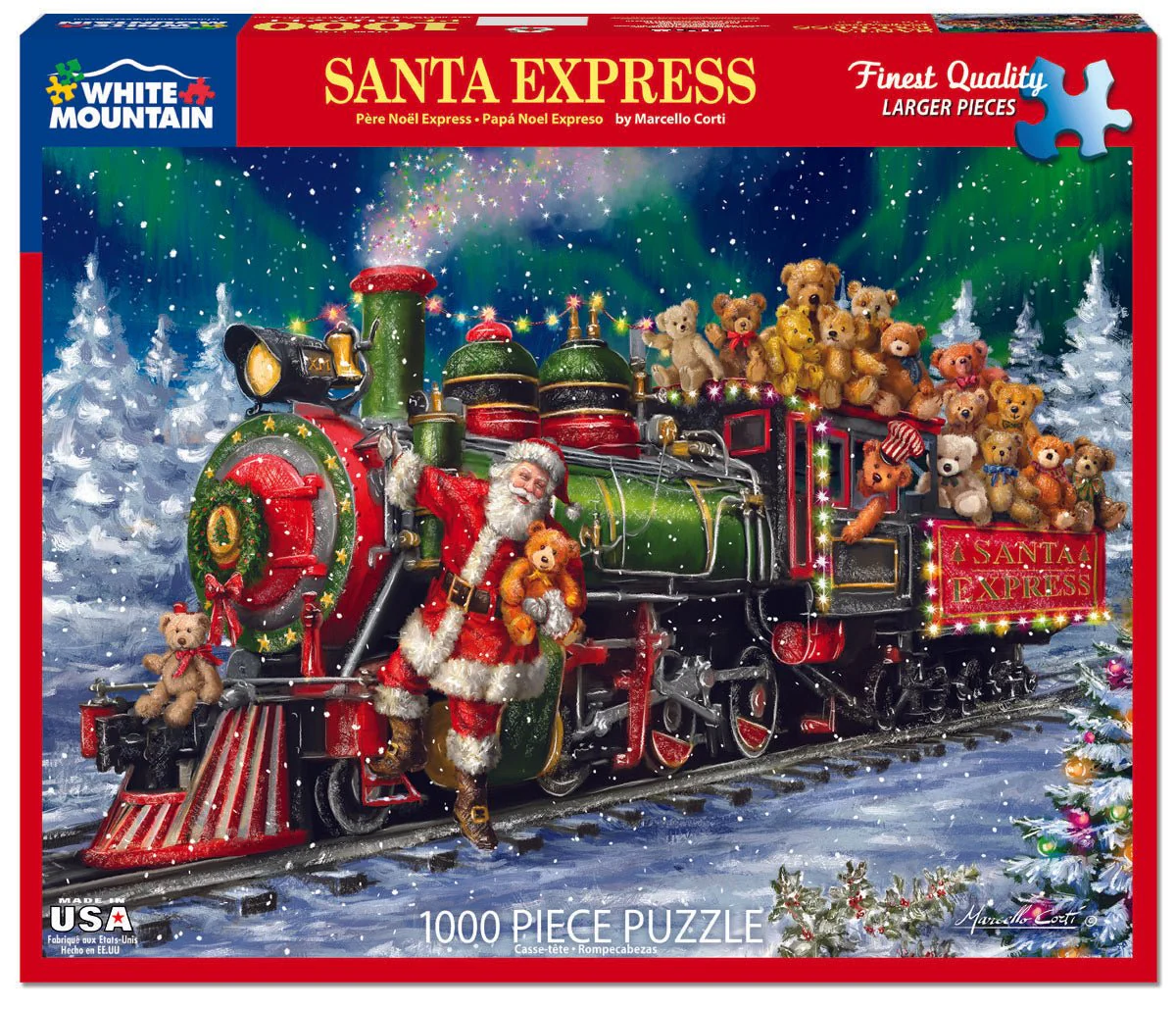 Santa Express (1724pz) - 1000 Piece Jigsaw Puzzle - Image 2