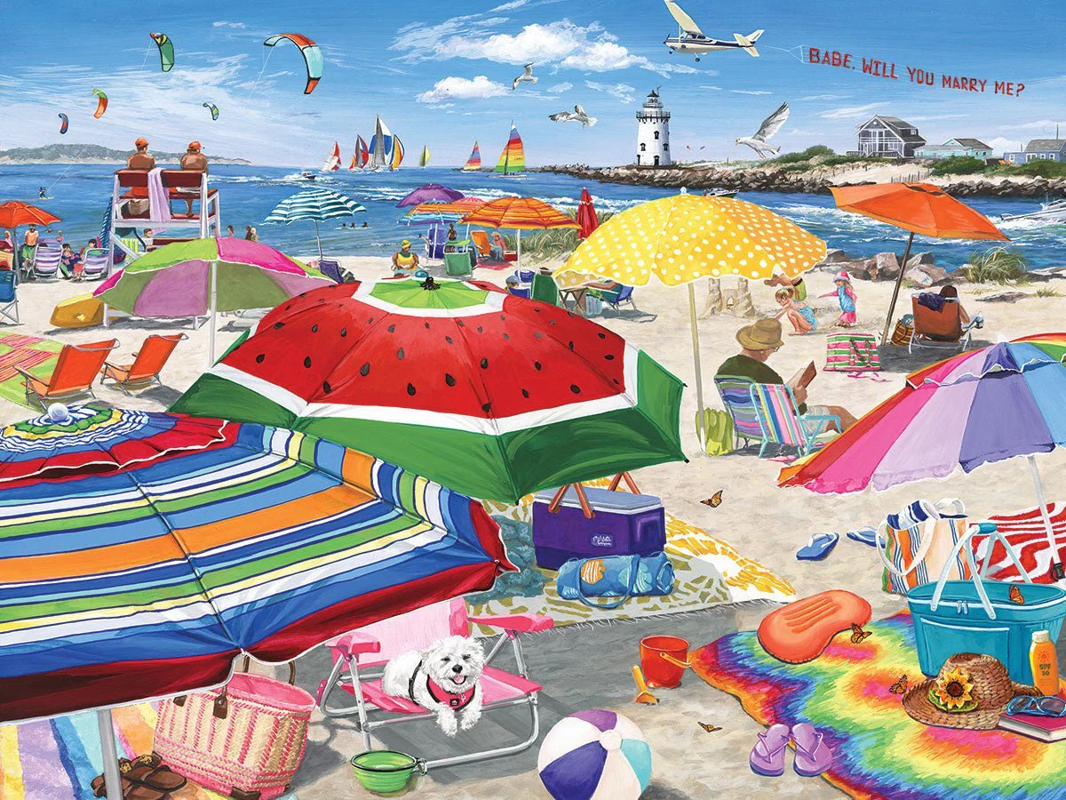 Set of 3: Artist Joelle McIntyre - Beach Days Bundle 500 piece - Image 4