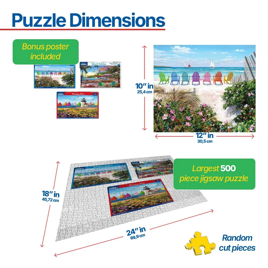 Set of 3: Beach Escape Bundle 500 piece - Image 3