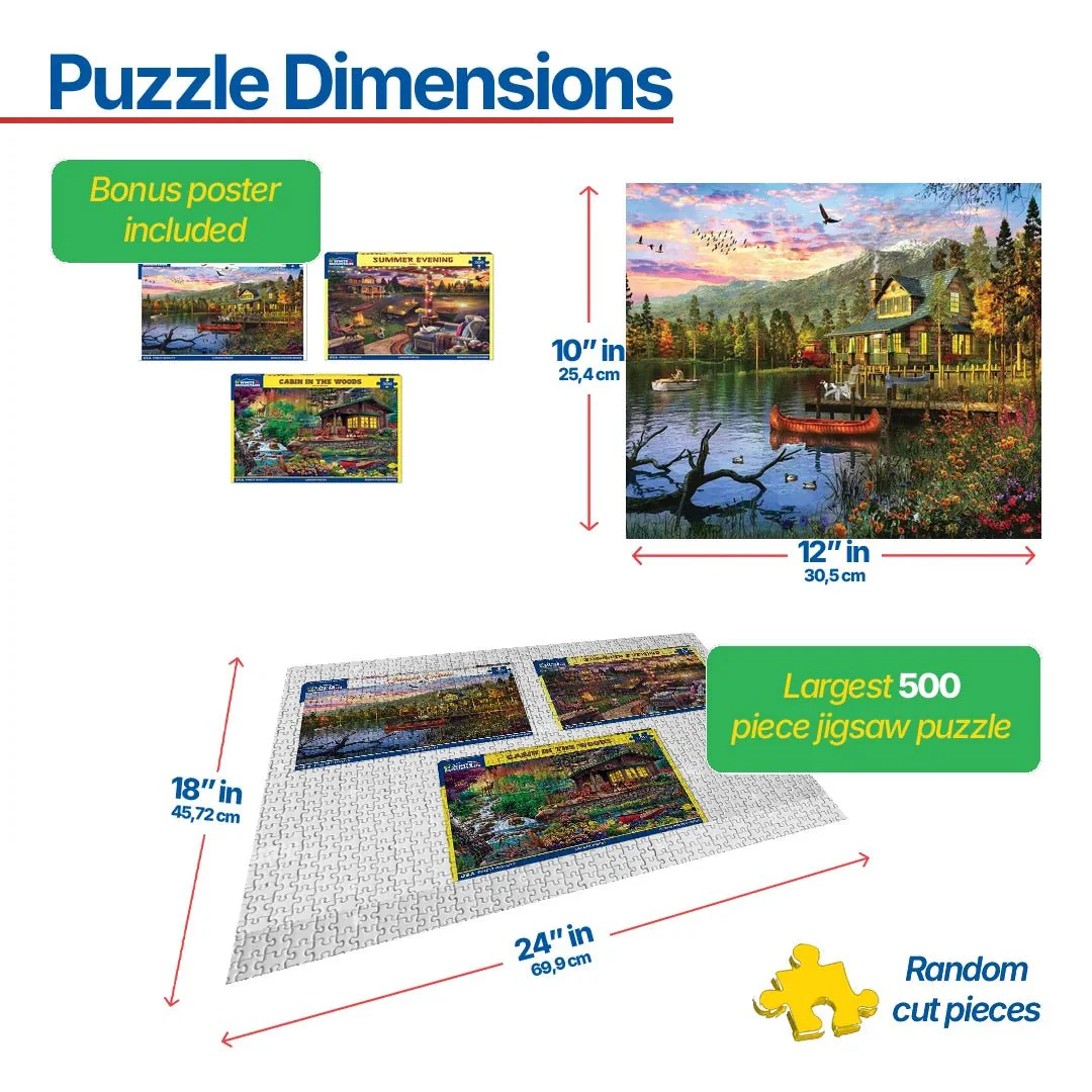 Set of 3: Life on the Lake Bundle 500 piece - Image 3
