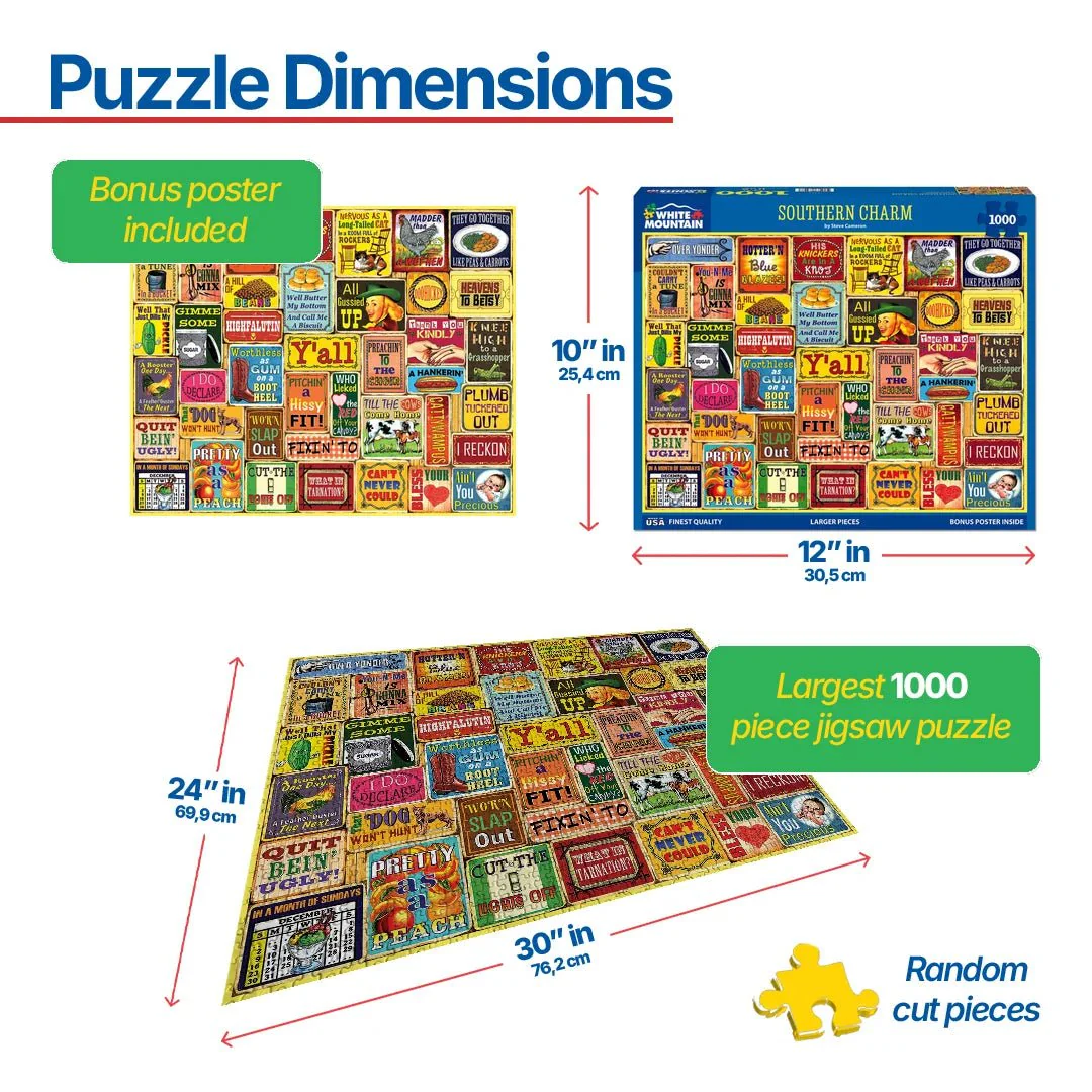 Southern Charm (2122pz) - 1000 Piece Jigsaw Puzzle - Image 3