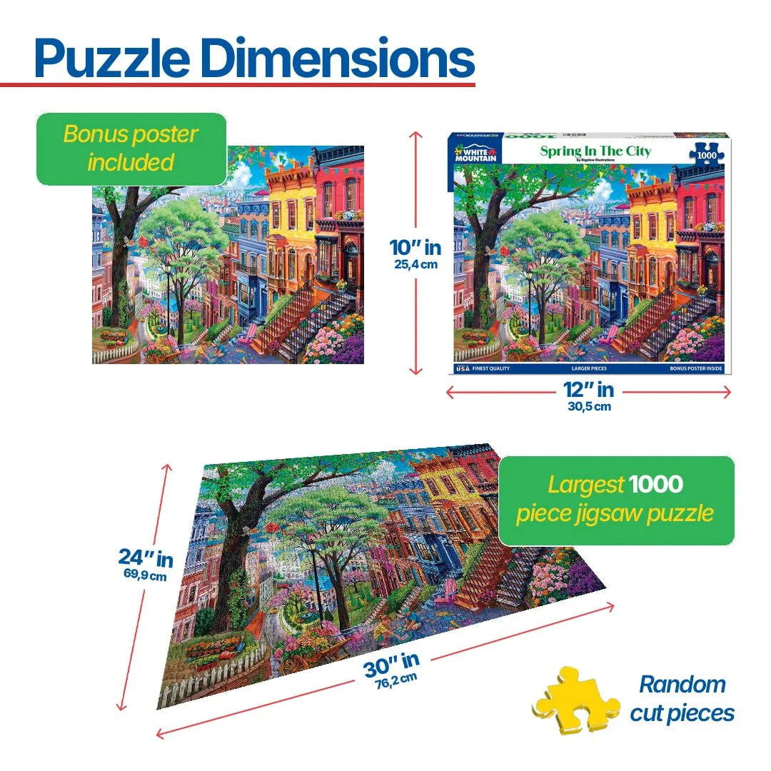 Spring In The City (2024pz) - 1000 Piece Jigsaw Puzzle - Image 3