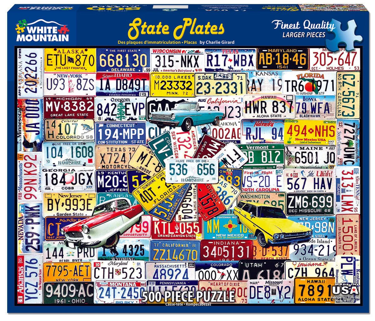 State Plates (1259pz) - 500 Pieces - Image 2