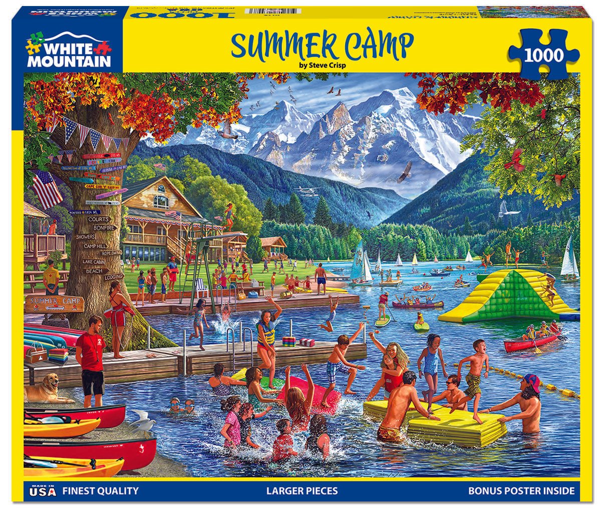 Summer Camp (2028pz) - 1000 Piece Jigsaw Puzzle - Image 2