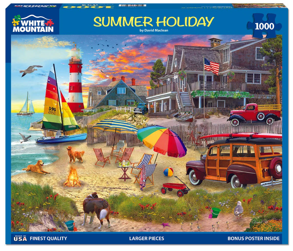 Summer Holiday (1991pz) - 1000 Piece Jigsaw Puzzle - Image 2