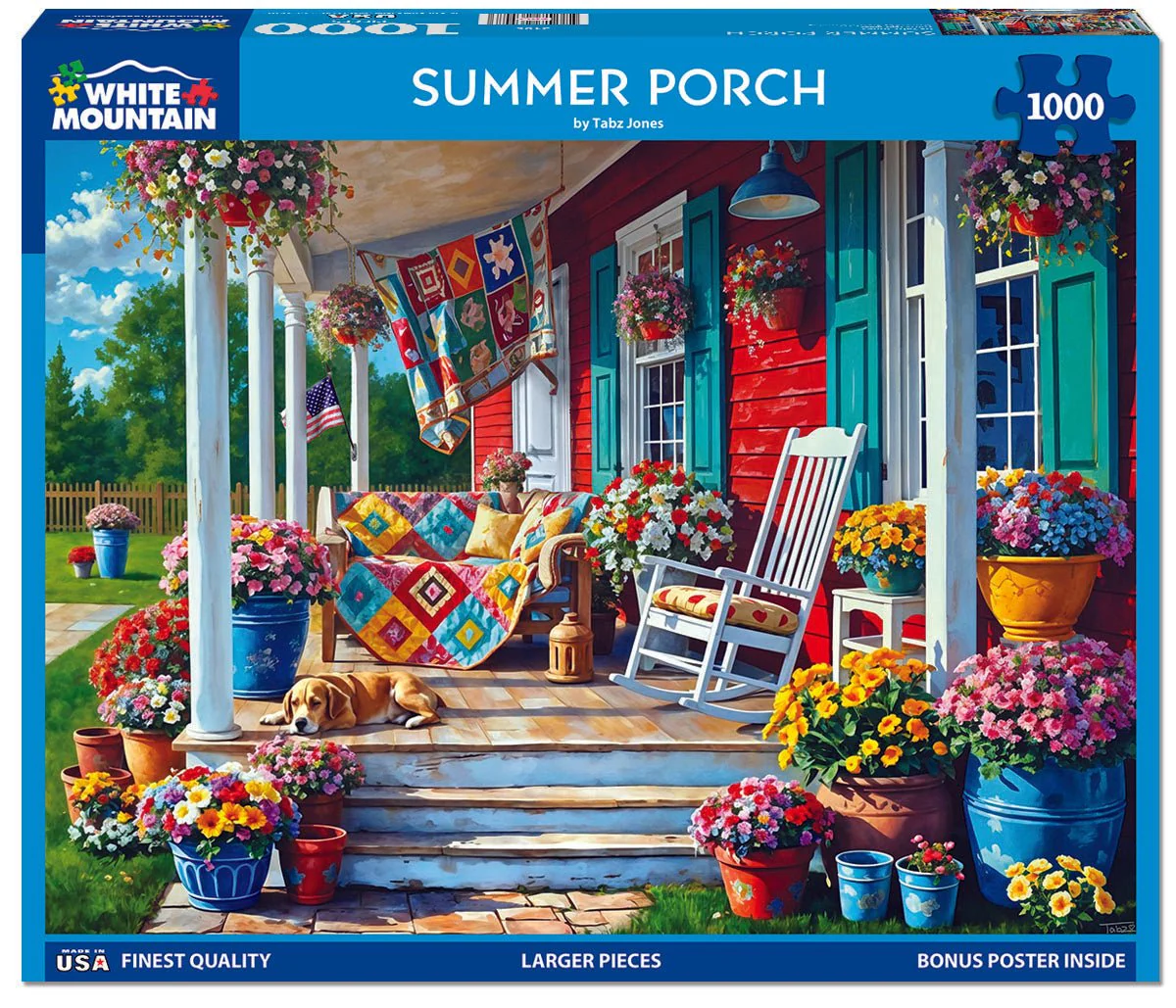 Summer Porch (2106pz) - 1000 Piece Jigsaw Puzzle - Image 2