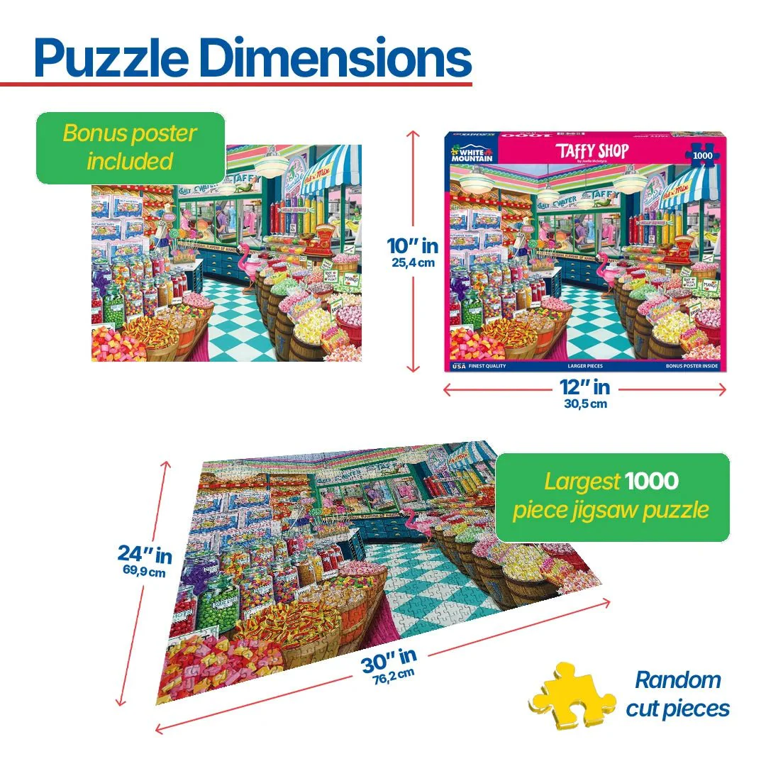 Taffy Shop (2061pz) - 1000 Piece Jigsaw Puzzle - Image 3