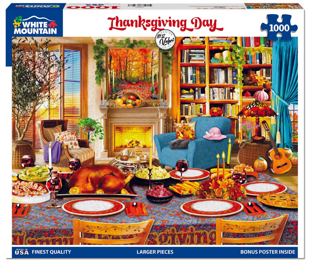 Thanksgiving Day (2000pz) - 1000 Piece Jigsaw Puzzle - Image 2