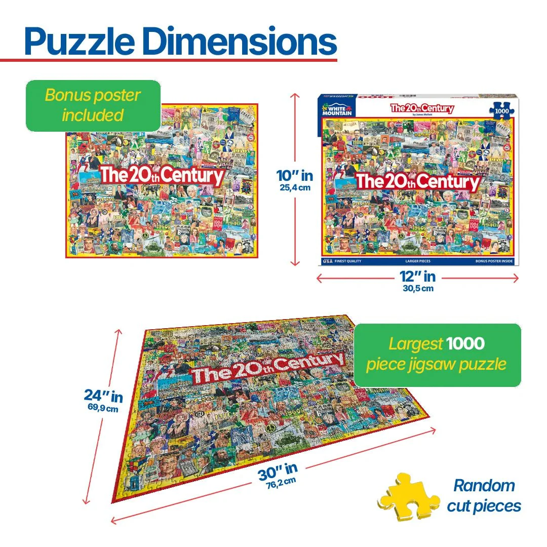 The 20th Century (1614pz) - 1000 Pieces - Image 3