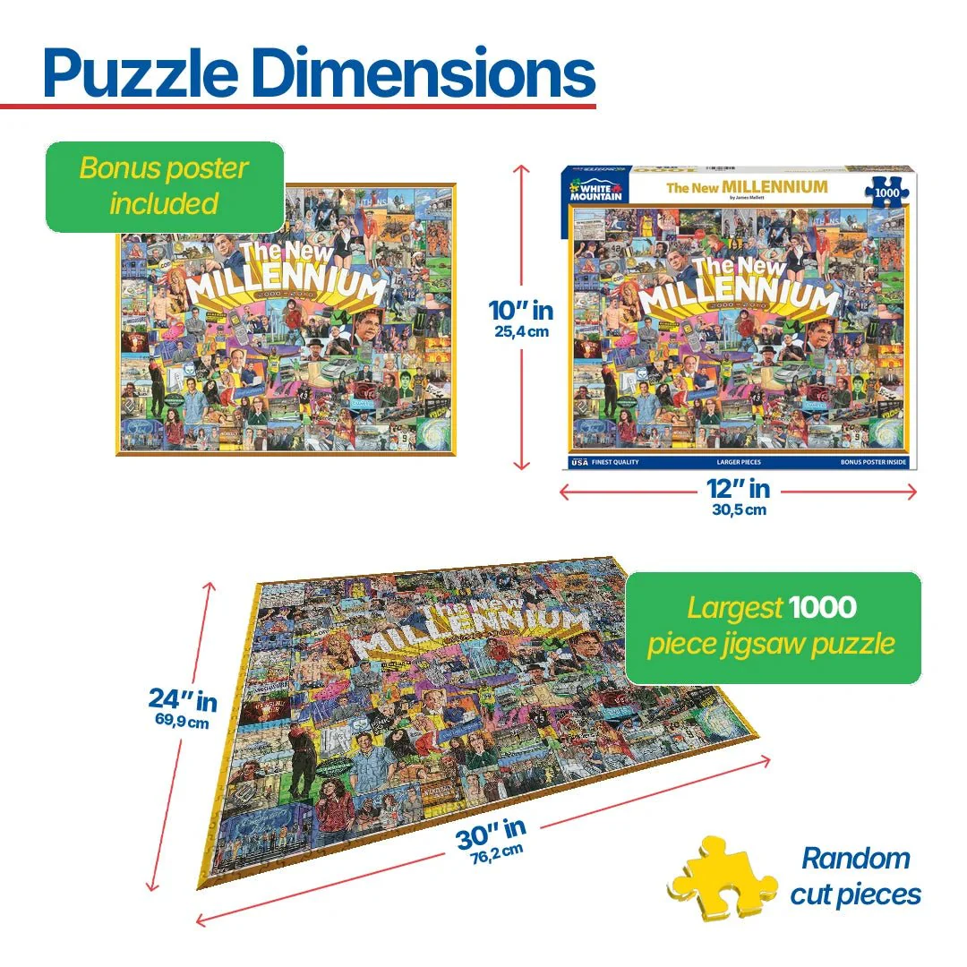 The New Millennium (1404pz) - 1000 Piece Jigsaw Puzzle - Image 3