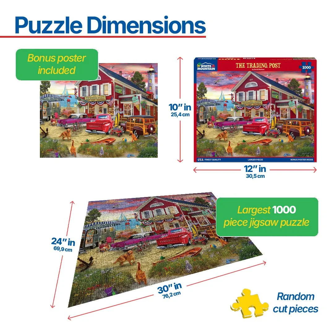 The Trading Post (1882pz) - 1000 Piece Jigsaw Puzzle - Image 3
