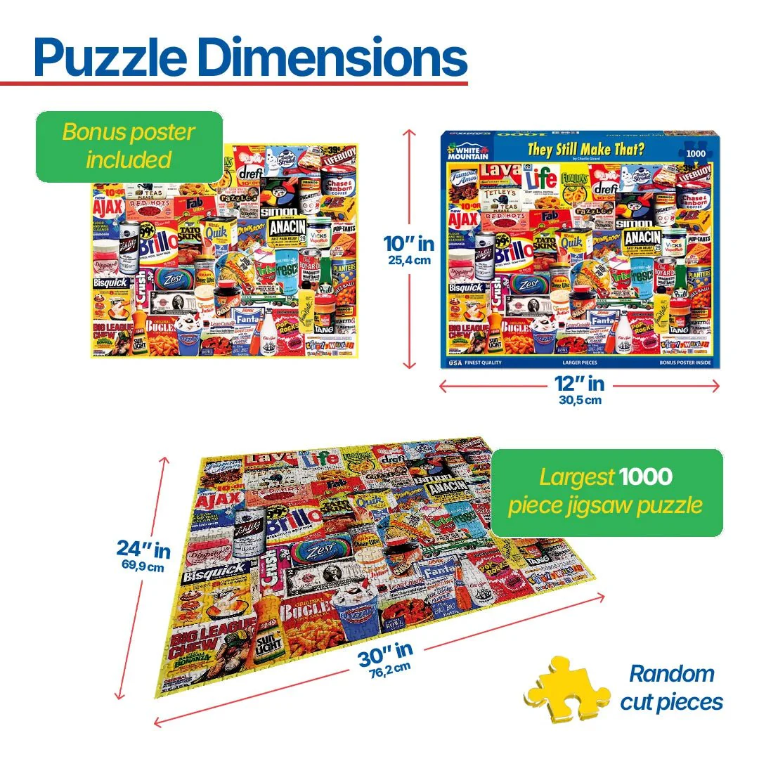 They Still Make That? (1901pz) - 1000 Piece Jigsaw Puzzle - Image 3