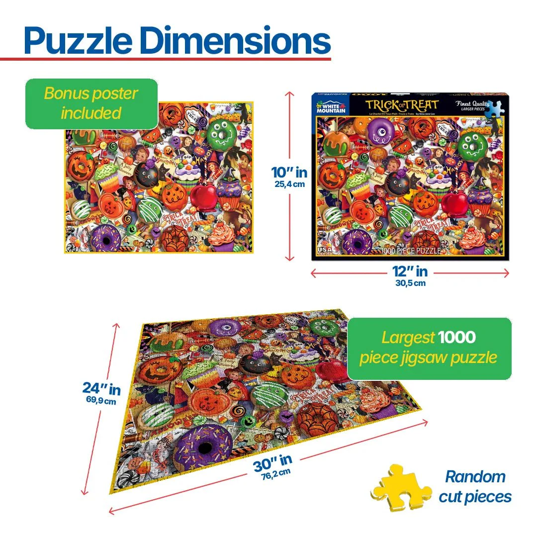 Trick or Treat (1663pz) - 1000 Piece Jigsaw Puzzle - Image 3