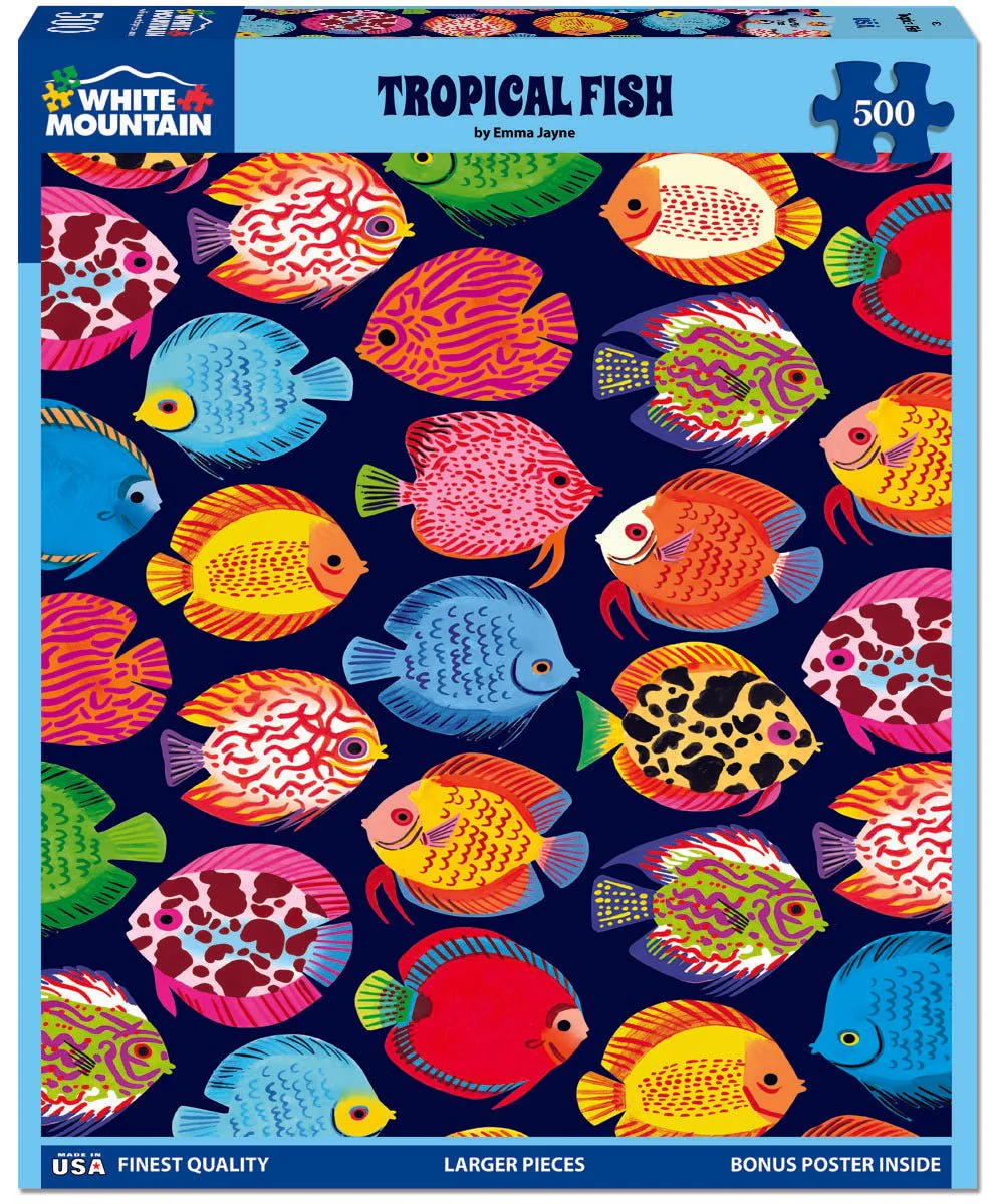 Tropical Fish (1982pz) - 500 Piece Jigsaw Puzzle - Image 2